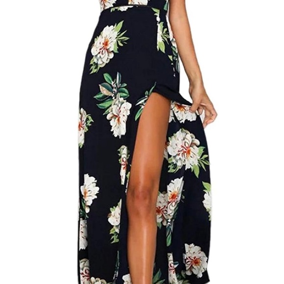 Open back floral dress - Size XL worn only once for a wedding. Loved it! - Picture 8 of 9